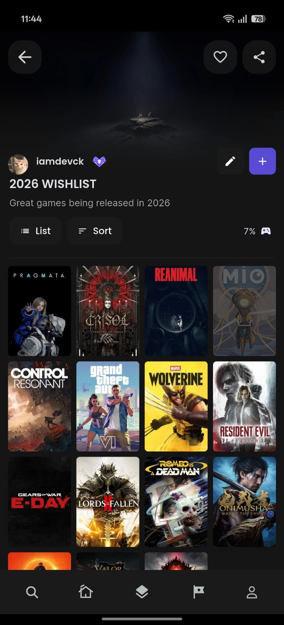 Spawnr Lists and Wishlist